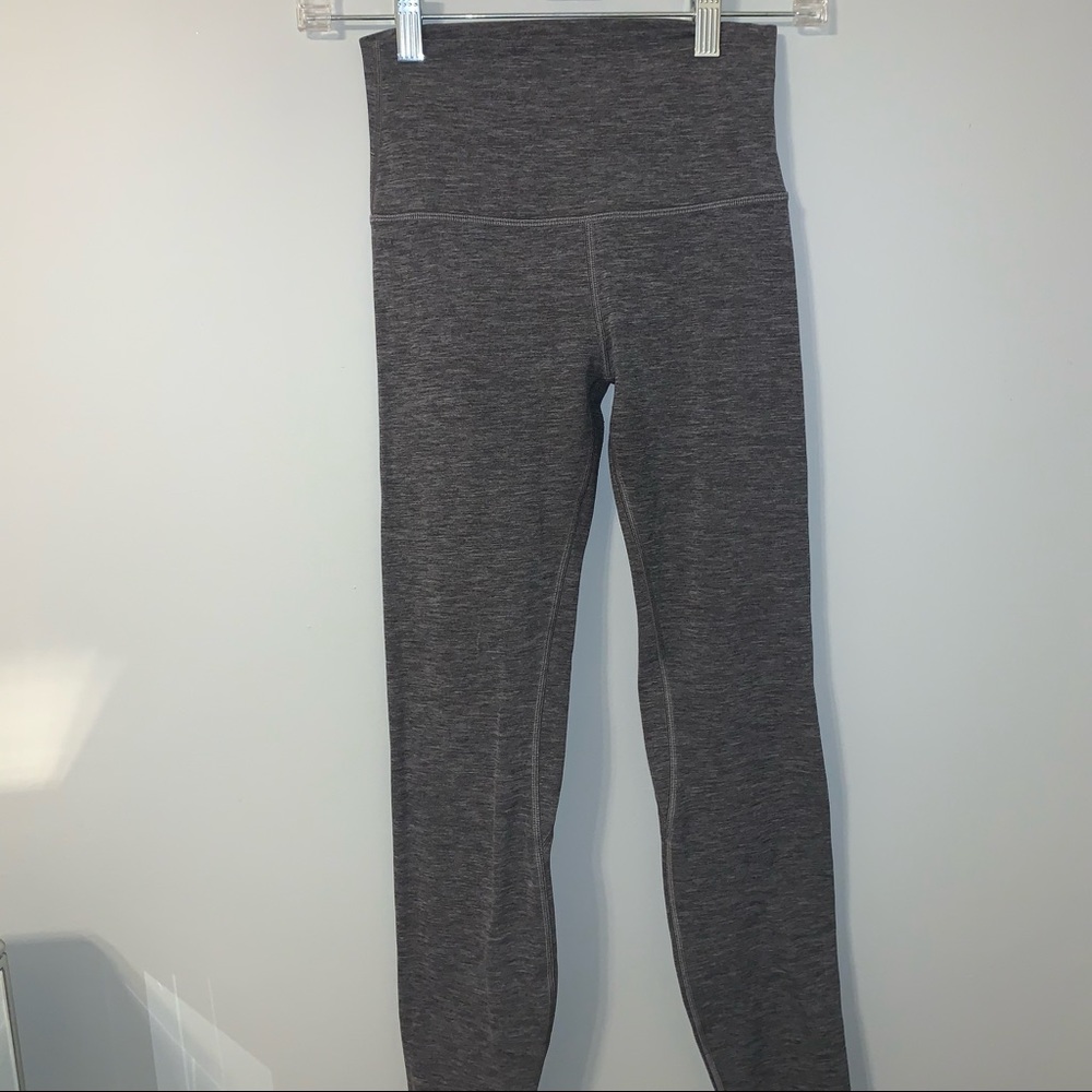 align heathered black high rise